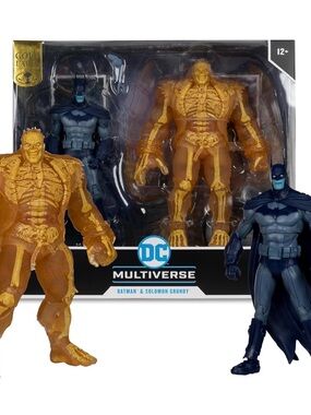 DC Multiverse Batman & Solomon Grundy 2-Pack - Navy & Amber Gold